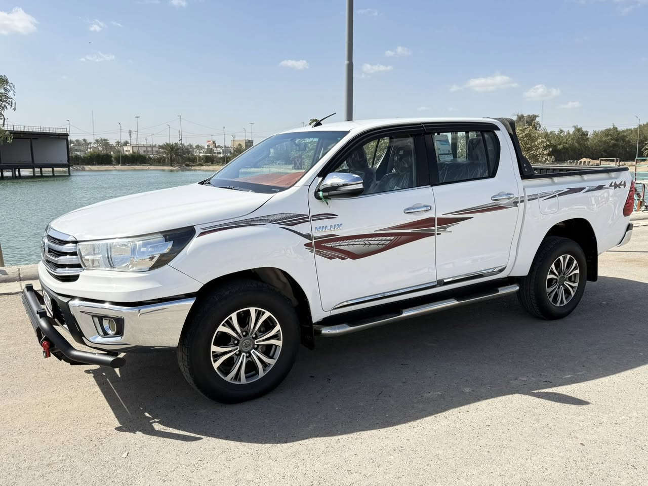 سلام عليكم
بيكم تيوتا  هايلوكس   موديل.   ٢٠١٧ 
مكفوله من صبغ سعوديه بصمه من شغل يشتغل دعاء سياره جديده ما بيهه اي نقص 
عنوان بغداد     سعر.  (٢٤٥ $) 
موبايل ***********
