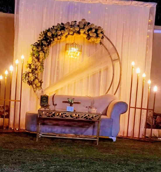 عروض جديدة وحصرية للعرسان
عروض مستمرة الى نهاية السنة ⭐️⭐️
كل ما هو جديد من عروض ودزاينات
..من #تجهيزات النرجس
💫ايجار الكوشة وميز المهر او الحنة وملحقات الميز والانارة  ومغطس القدم وشال العقد  مع كامل الملحقات والشد كلهة ب(١٠٠ ) الف ...باحدث الدزاينات

️✨️ للاستفسار مراسله الصفحه 😍 
او الاتصال على الرقم 
***********
#_اكسبلور_كوشات_تصوير_اعراس
