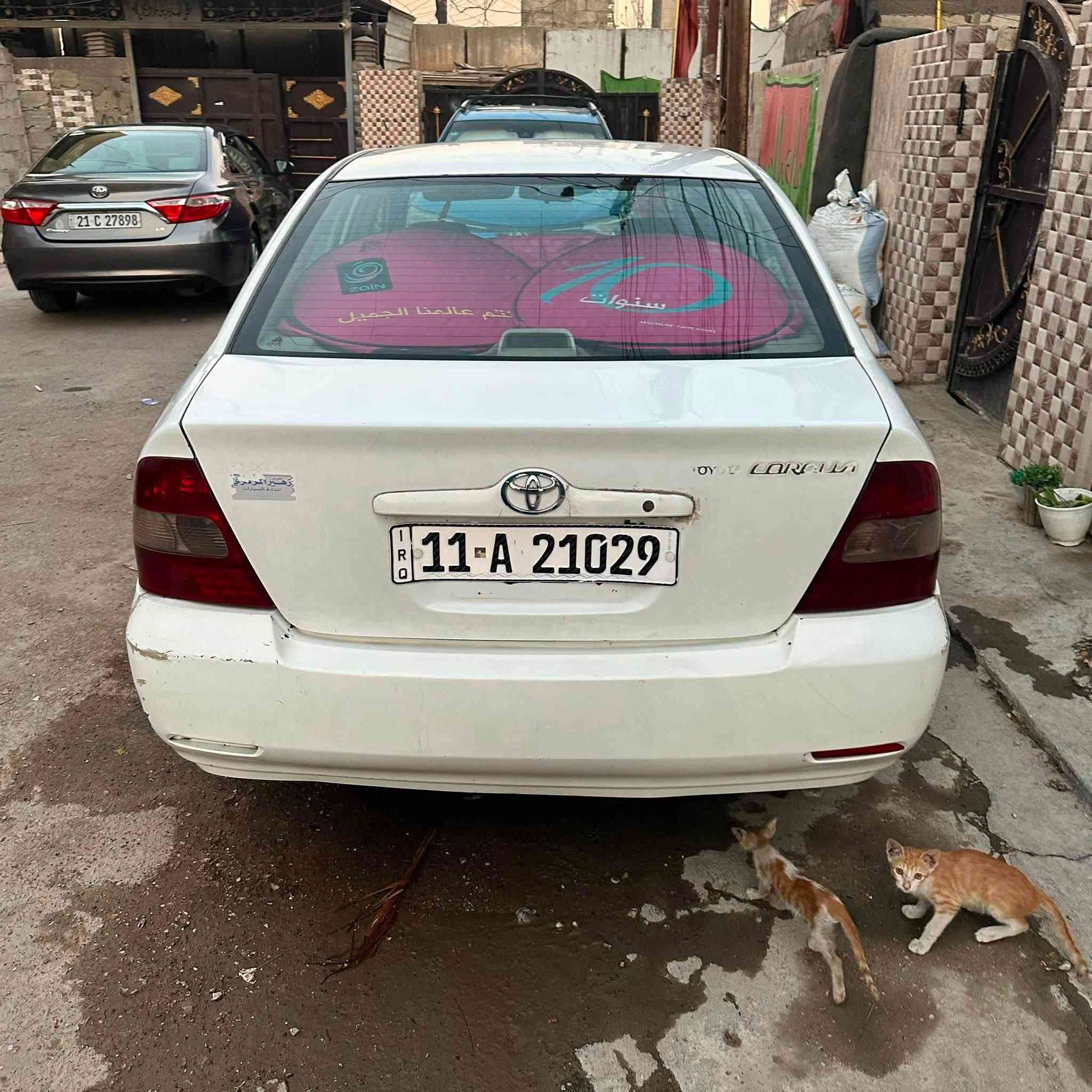 سلام عليكم كورلا ٢٠٠١ رقم بغداد بسمي محرك ١٨٠٠ سياره محرك كير تبريد مكفول مكفول يعني ضمان ٥ سنوات تبريد منضومه كامله فريز ورديتر وكبريسر كامله منضومه  سياره جديده ستخدام شخصي صدر تخم تاير الف ماذب عليهه  من جميع نوحي مابيهه اي نقص كلوب واحد مامشتغل بيهه  صدر جديد  تخم تاير جديد  سياره كفاله من ضربه صبغ كم قطعه كفلك كير ومحرك ولغود وشواصي وقماره بس بيهه طخات ونصبغن مو حزام امانه الله مكاني بغداد سعر ٧٠ بيه مجال قفل ٦٧ قسم بالله سياره جديده معنى كلمه  مابيهه نقص بكد شعرايه ***********
