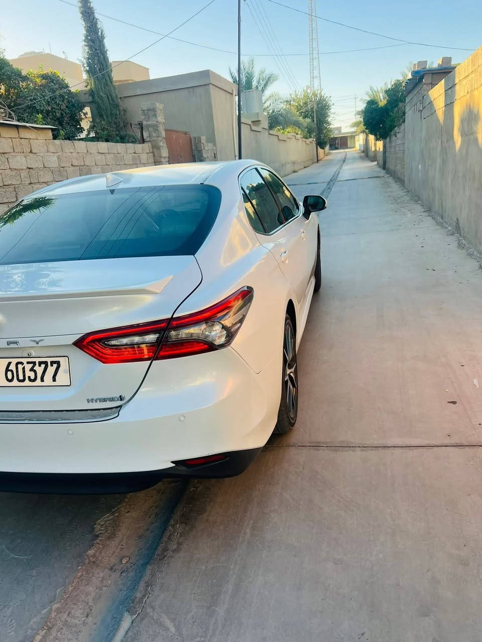 للبيع كامري 2023 هايبرد كلين بدون صبغ
فول 1\1 وارد خاص
تدفئة وتبريد كشنات
تدفئة ستيرن
تحكم كشنات كهربائي 
شاشة جبيرة
حساسات امامي وخلفي
زراك لايتات امامية
رادارات امامي وخلفي وبريك اوتو
هاند بريك كهربائي اوتو
وضعيات قيادة رياضي وعادي واقتصادي
سيارة من الدعامية للدعامية بالشرط ماتصرف عليها ربع
العنوان :كركوك ناحية الزاب
***********
