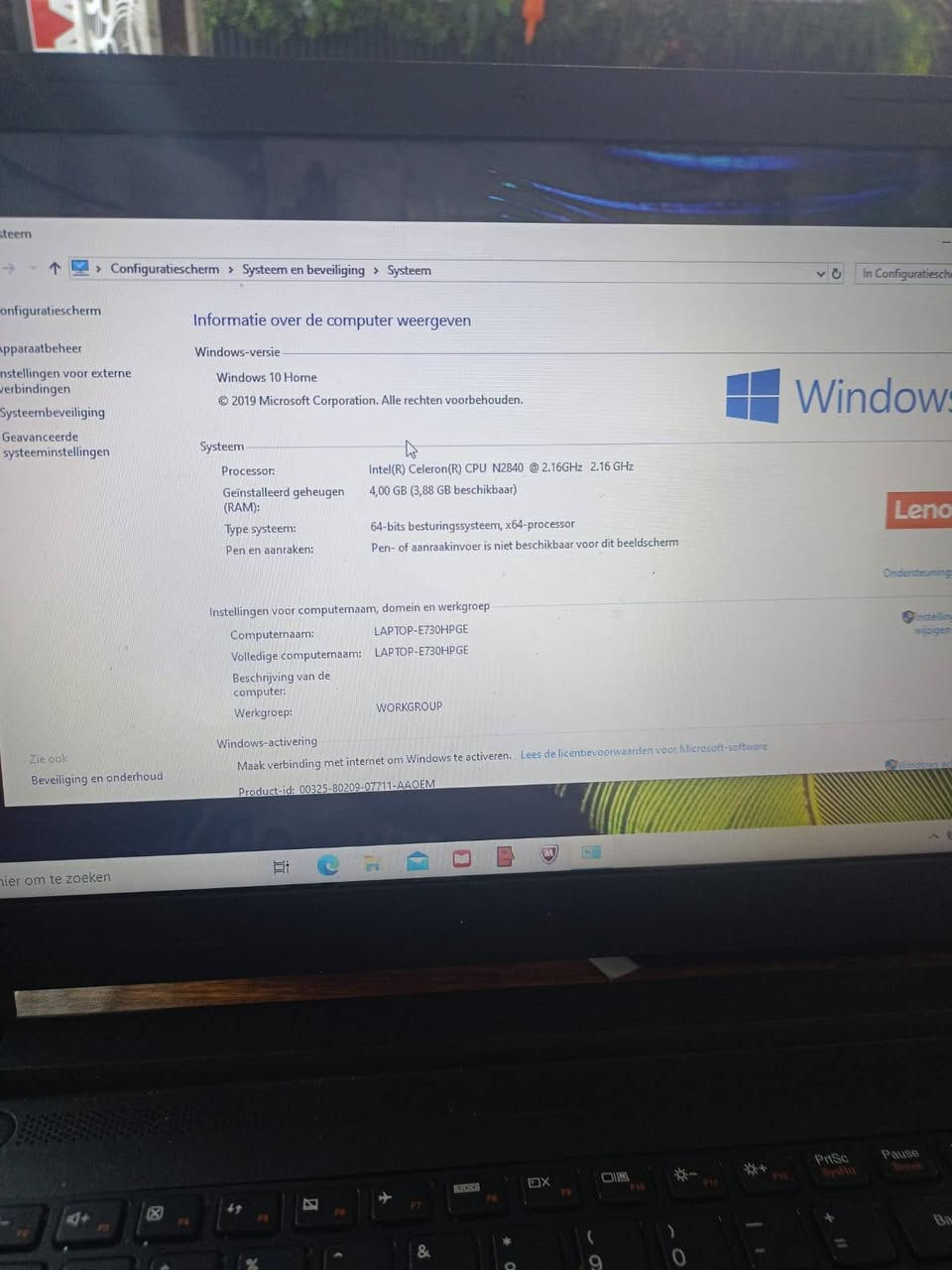 للبيع 💻*

*لابتوب Lenovo بالة نظيف الجيل الثاني
*المواصفات:*
- معالج: Intel Celeron N2840 2.16GHz
- الرام: 4GB 
- الهارد: 500GB 
- الشاشة: 15.6 إنش
- النظام: Windows 10 Hom

*السعر: 80 ألف 
يتوفر توصيل كل المحافضات


**إذا كنت صاحب هذا الإعلان وتريد حذفه لأي سبب، رجاءا أرسل رسالة إلى الدعم الفني**