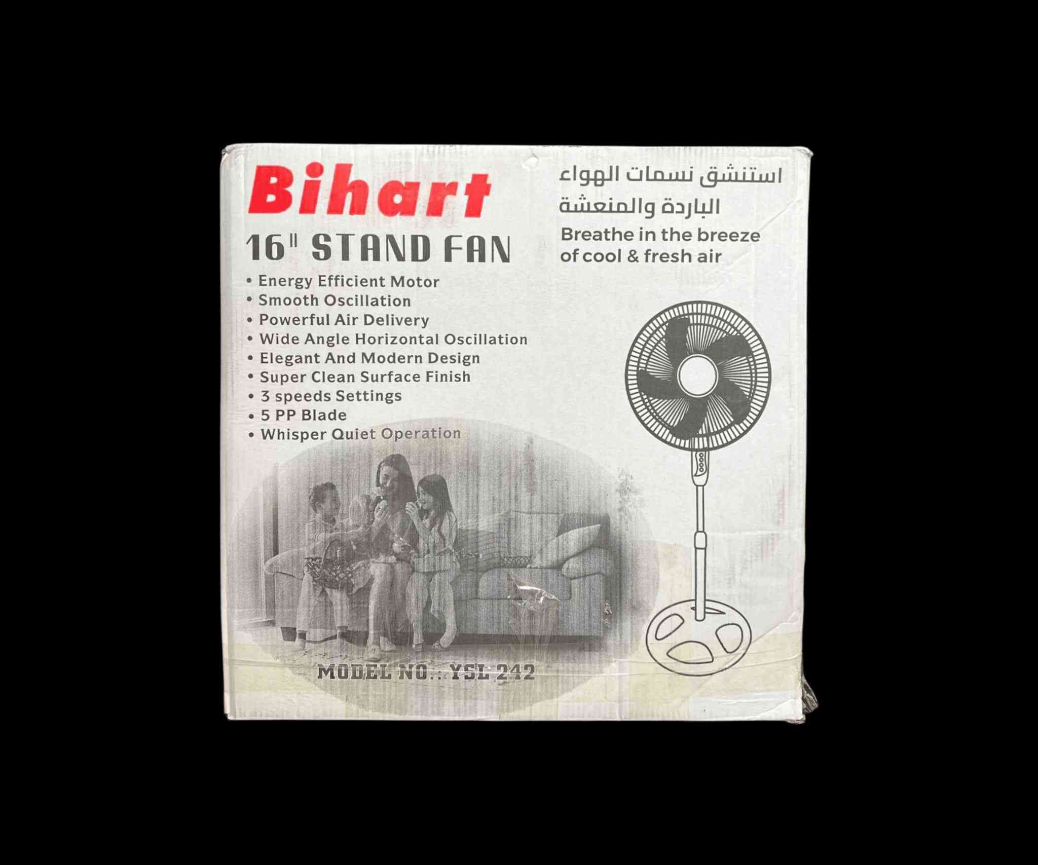 الجو صار نار ومحتاج نسمة هواء باردة تبرد عليك بيتك أو مكتبك؟ ☀️🔥

مروحة بهارات العمودية 16 إنج وصلت لتغير جو الغرفة بلحظات! 🌬️

تصميم فخم باللون الأسود والأحمر مع 5 شفرات لدفع هواء جبار 🦾

المروحة تشتغل بصوت هادئ جداً وماطور اقتصادي يصحى وياك ب40 واط بس ✨

بيها 3 سرعات مختلفة مع ميزة الدوران الأفقي واسع الزاوية لتغطية الغرفة ✨

ارتفاعها قابل للتعديل لحد 120 سم مع قاعدة دائرية ثابتة تمنع الاهتزاز 💎

اطلبها هسة واستمتع بأقوى تبريد وانتعاش بأقل سعر.! 👇 سعر بس 38 الف وتوصيل مجاني داخل بغداد واذ محافظات سعر يصير 40 الف بس  وتوصلك لحد باب البيت ودفع عند الاستلام. التواصل *********** بغداد, العراق
