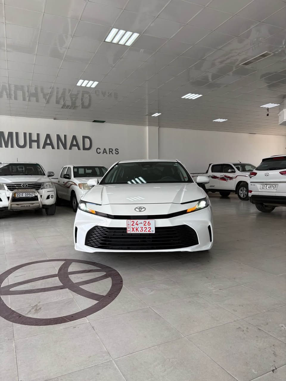 Toyota camry | تویوتا کامری
مودێل: 2025
.
رەنگ: سپی ⚪️
.
مواصفات:LE + Hybrid 
(شەشە - کامیرە - رادار - کوشن کهربائی - برێک بصمە - شغال - لایت زینون - …)
.
سیارە گەلەک پاقژە و معجین.
٣ قتعە کلێر (بەخ) امریکا دەرکەتی.
داخلی و ئیرباگ بشەرت.
.
30000 مایل چوی.
.
سعر: 230$ پچەک مەجال.
.
*********** کورەک + واتساب.
.
زاخو - مهندکارس. زاخو, دهوك
