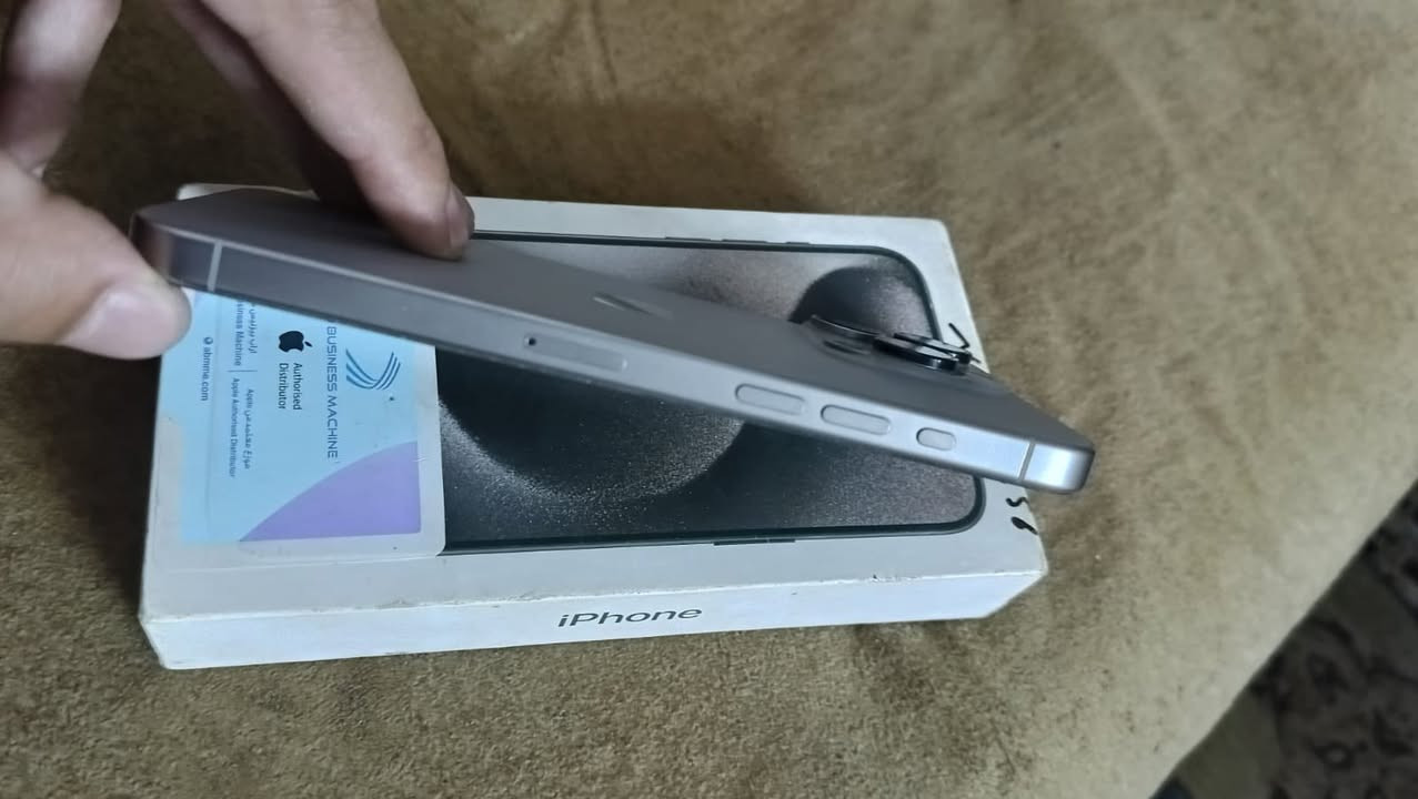ايفون 15برو ماكس
ذاكره 256
بطاريه100
الجهاز شرق اوسط شريحه وحده
وتر مامفتوح ولا مبدل بي شي بلادي 
سعره مليون و100الف 
مكاني بغداد الحسينيه


**إذا كنت صاحب هذا الإعلان وتريد حذفه لأي سبب، رجاءا أرسل رسالة إلى الدعم الفني**
