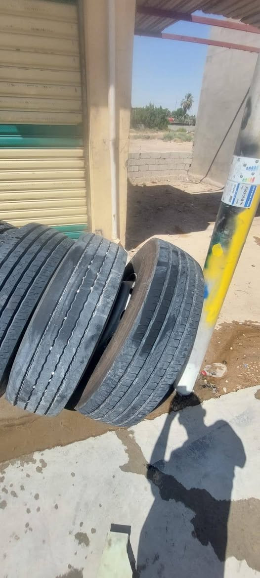 تايرات صيني
درجه اولى
نضافه 90%
(5 تايرات كاملات منفوخات) 
حجم
22 اونص على 80 على 315
مع (3) وياله الماني
سعر مليون او ستميه 
( 1،600،000) بيهن مجال جدا بسيط
العنوان
ديالى / كنعان
الاستفسار
☎️***********
☎️***********
وات ساب ☝️
