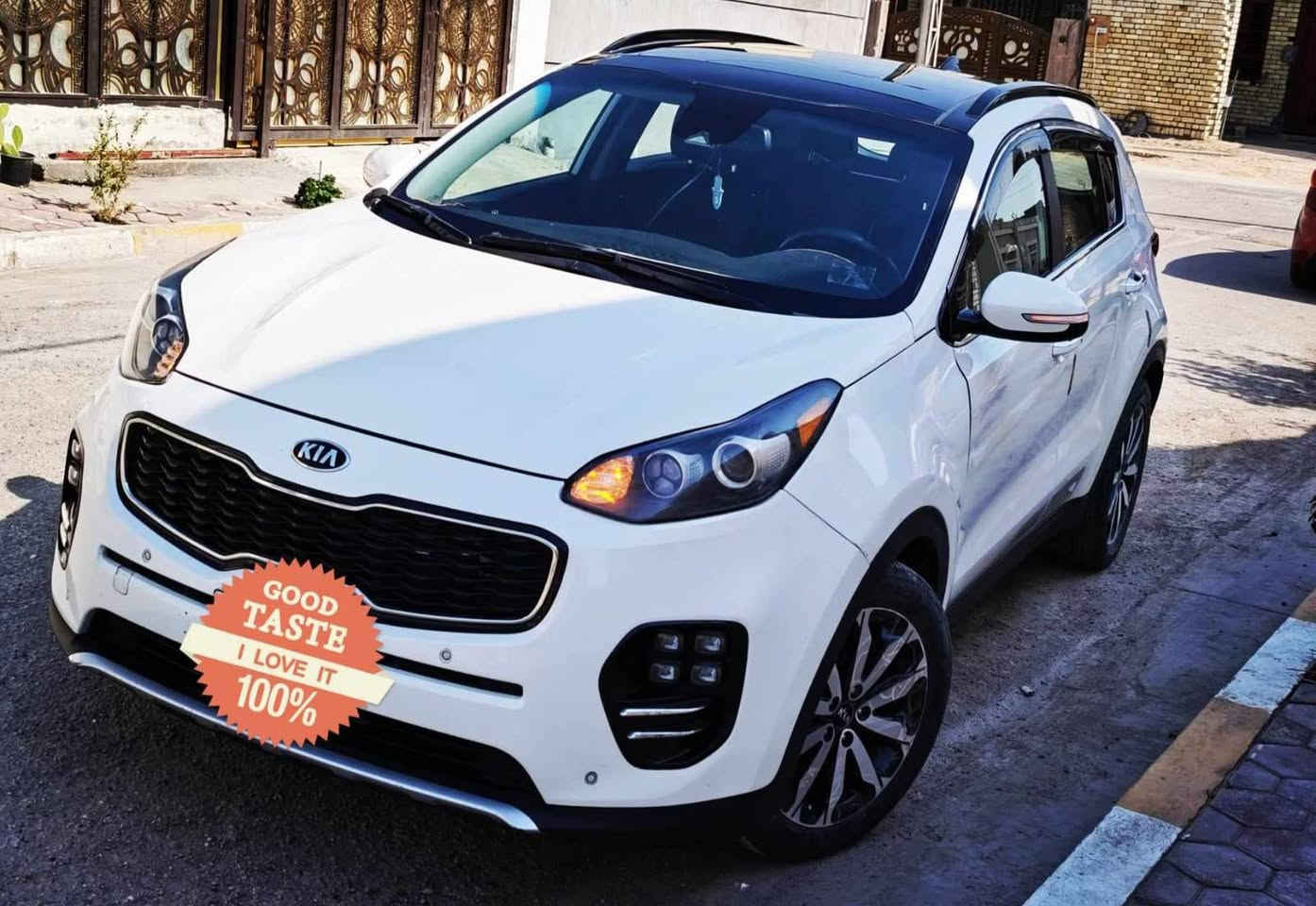 کیا سبورتج مودیل 2019 
لون ابيض صدفي 
الرقم السيارة رقم بغداد مشروع وطني باسمي 
الضرر چاملغ جهه السايق 
التصليح صبغ البنيد والجاملغ 
المواصفات فول 1/1 
کیا سبورتج مودیل2019 فئة EX ابيض صدفي 
قمارة بانوراما 
جنطة كهرباء 
محرك 4 سلندر 2400 
< 
لایتات زینون عالي واطئ مع بروجکتر دعامية LED 
< 
ويل حجم 18 اصل مع طقم تاير جديد 
< 
بصمة باب وبصمة تشغيل 
√ 
اشارات بالمرايا الجانبية مري شفط 
< 
راداد اوتو بريك 

سستم صوت harman/kardon 
کامیرا خلفية اصل دوارة مع الستیرن 
السيارة ماشية حاليا 73 الف 
غرفة السيارة جلد اسود  تحکم كهربائي متكامل الايعازات للكراسي الامامية تحکم ستیرن جهتین بلوتوث حاكية وكروس السرعة تحکم بالكير العادي والسبورت وايكو 
مساعد النزول من المنحدرات 
شاشة دشبول كبيرة لمجموعة من الايعازات 
تحکم ستیرن جهتین متعدد الايعازات 
تصفح للشاشة الداخلية 
حساس امامي خلفي 
رادار امامي خلفي جانبي 
حساسات الانحراف عن المسار في الطرق المفتوحة تبرید السيارة قطعتین امامي وخلفي + كشنات 
هیتر بالدركة والكشنات السيارة مكفولة من الغرق والشاصي وعلى الفحص 
باتري السيارة جديد 
صدر السيارة جديد 
السيارة معروضة للبيع فقط واعتذر من أي مراوس
سنويه باسمي ومنتهيه
گير ومحرك مكفول
رقم صاحب سيارة ***********
