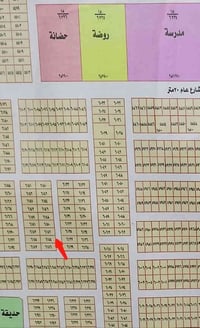 قطعة ارض للبيع مساحة 200 طابو صرف الواجهه 10 نزال 20  المراتب مربع ال6...