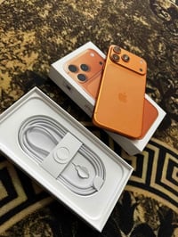 17 برو ماكس 256 بطاريه 99 مشحون 65 مره سيمكارت za برتقالي فول جديد بيع...