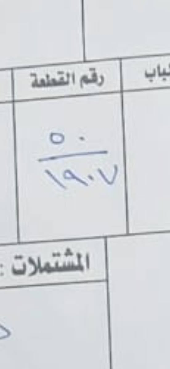 توزيع قطع الأمن الوطني اول قطعه على شارع المجمع سعر 72 وبيها مجال اتصال ***********
