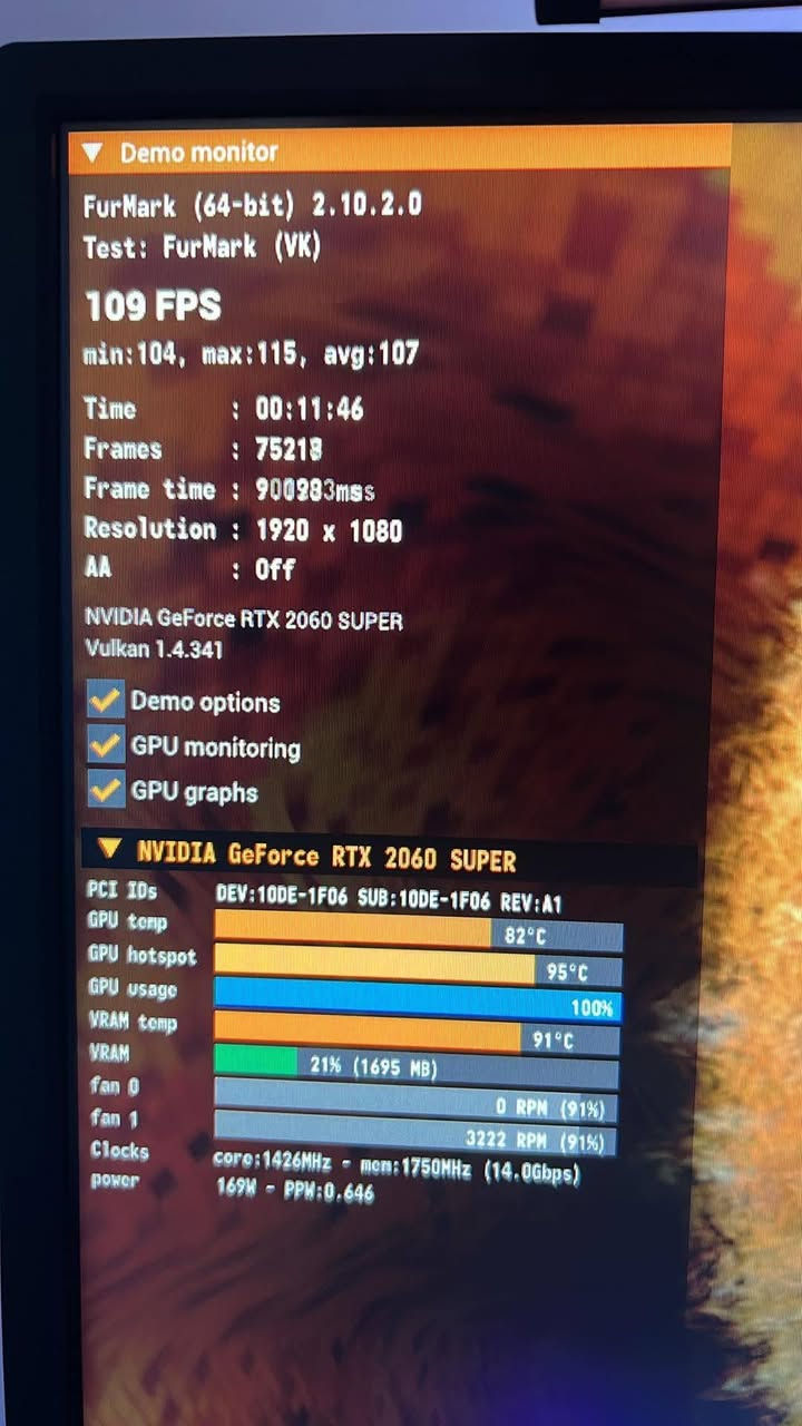 195 وي توصيل قفل ما بيهه كل مجال
2060S 8g نسخه بليت

الكرت مفتوح والفان مالته عاطله شغال طبيعي بس حراره 86 تكدر تجيبله فان ويصير حرارته مرتبه


**إذا كنت صاحب هذا الإعلان وتريد حذفه لأي سبب، رجاءا أرسل رسالة إلى الدعم الفني**
