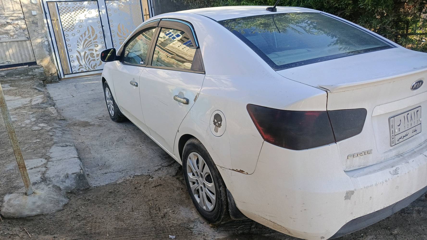 كيا فورتي موديل 2012 محرك 2000تحكم ستيرن اشاير مري حادثها جنطه صدر جديد تاير رقم بغداد مكاني بغداد