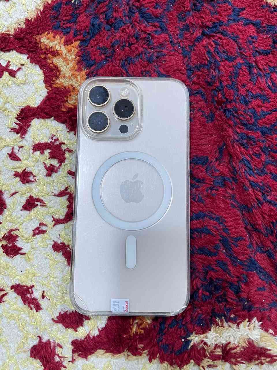 ايفون 16 برو ماكس

ايفون 16 برو ماكس نضافه 100‎%‎100 

ذاكرة 256 بطارية91% عدد دورات الشحن 409

مع كامل ملحقات و الضمان شهر كامل

السعر مليون و250

للاتصال: ***********
