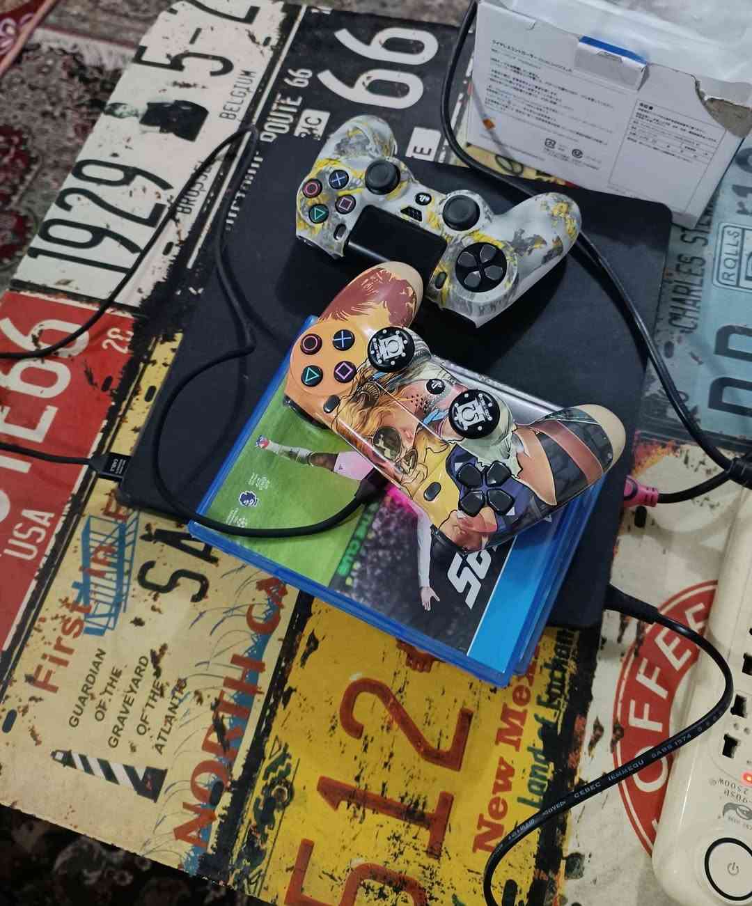 بلي 4 سلم اونلاين 
يجي ويا جوستكين وقرصين جي تي اي وفيفا 2018 
السعر 240قفل الف الرقم *********** مكاني كربلاء حي الغدير
