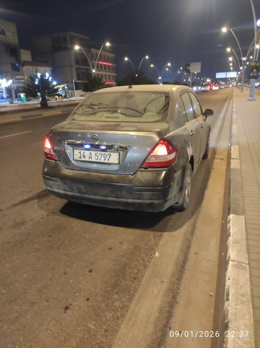 نيسان تيدا ياباني مواصفات خليجيه ٢٠٠٦
كير عادي 
مكينه وكير مكفولات بلادي البدي شوف العين مابيها ضربه 
رقم بصره انكليزي الجديد مداور 
السعر ٤٣$$$ *********** البصرة, العراق
