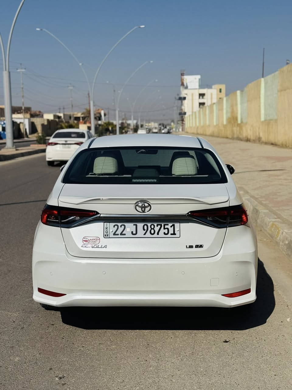 على بركة الله
كورلا 2024 رقم اربيل 
ساز باب اول
مكفولة كفالة عامهه 
فووووول فتحة وشحن لاسلكي وباقي المواصفات المعروفة
ماشية 50 الف 
تحويل ثاني يوم 
مكان السيارة رمادي 
السعر 189 وبيها ممجال 
***********
