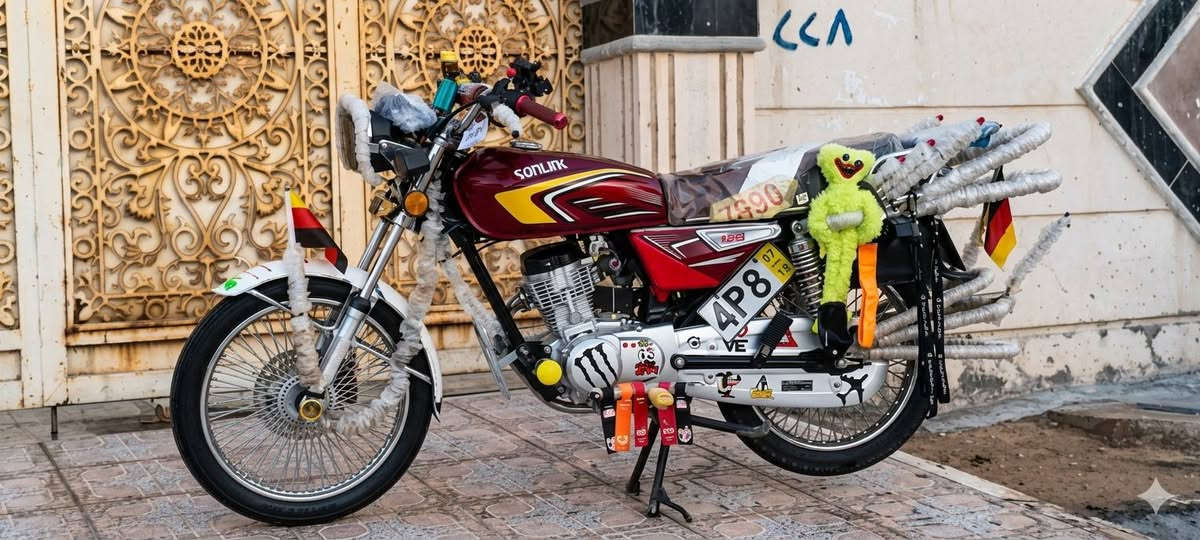 السلام عليكم 🍃🔕
تايگر موديل 2025 دراجه مفوله من حض وبخت مكينه شرط ممفتوحه كهربائيات كلها شغاله الدراجه حلوه ومرتبه متصرف عليها برغي مو شراي اعبر المنشور فدوه اروحلك 
: ***********
