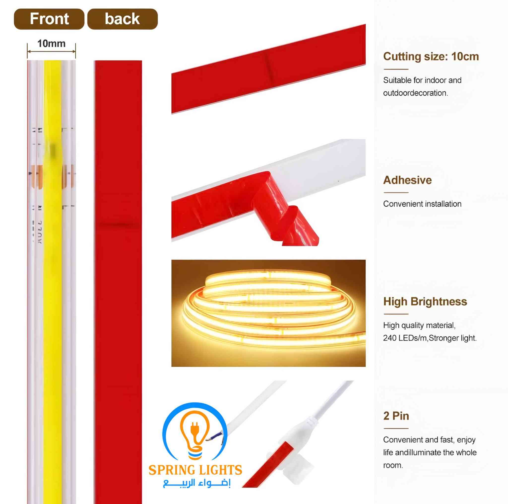 🔹منتجات الربيع خيارك الامثل لأننا نعمل الأفضل لأجلكم 

✨ تريد إنارة قوية، شكلها فخم، وبدون محولات؟
حلّك هنا 👇
نشرة cop لاصق مباشر 220 فولت… ركب وشغّل مباشر 

🟡 تفاصيل المنتج
🔸مقاوم للظروف الخارجية lp65
🔸 لاصق مباشر – تركيب سهل وسريع
🔸 يشتغل على 220 فولت مباشرة (بدون محولة)
🔸 إمكانية التقطيع كل 10 سم حسب الحاجة
🔸 إضاءة قوية ومتجانسة وانارة حديثة 
🔸 مناسب للأسقف، الديكور، الواجهات، المحلات والمنازل

💡 ليش تختار هذا المنتج ؟
✔️ يوفر وقت وجهد
✔️ عملي وأنيق بنفس الوقت
✔️ يعطي لمسة عصرية وفخمة لأي مكان

🔹راح نوفرلك الجودة والمتانه والصدق بالعمل 
والضمان الحقيقي وبأنسب الاسعار 🔹

🔹خلي بيتك او مشروعك دائما مريح وراقي مع منتجات الربيع MH🔹

🔸وماننسة الاسعار تعاونية ومناسبة جدا ترضي الجميع🔸

🔸ثقة ومصداقية بالعمل أساس نجاحنا بثقة العملاء بنا🔸
🔸 وي معرض الربيع MH  نضيء لك طريق المستقبل🔸
  🔸وي الربيع خلي راحتك وأناقتك في مكان واحد 🔸

🔹عروض وخصومات ومسابقات وهدايا مستمرة 
لجميع أخوتنا الفنيين والكهربائيين 

🔹اطلب الان اي منتج من معرضنا واحصل على خصومات وتخفيضات مستمرة

للحجز والاستفسار:
🔹مبيعات المفرد / ***********
🔹مبيعات الجملة / ***********

🔹العنوان/ بغداد الكاظمية ساحة الزهراء شارع باب القبلة مقابل كراج الكوثر 

🔹متوفر توصيل لكافة محافظات العراق 

🔹هناك أسعار لأصحاب المحلات التجارية والمشاريع العامة والكميات الكبيرة والمجمعات السكنية 

🔹صفحتنا على التيك توك : https://www.tiktok.com/@alrabea551?_t=ZS-8xzL2i1yp2F&_r=1#

#اكسبلور #متابعة

#إنارة_حديثة
#شريط_إنارة
إضاءة_ديكور
إنارة_220فولت
أضواء_الربيع
Spring_Lights
كهربائيات
إنارة_عصرية

