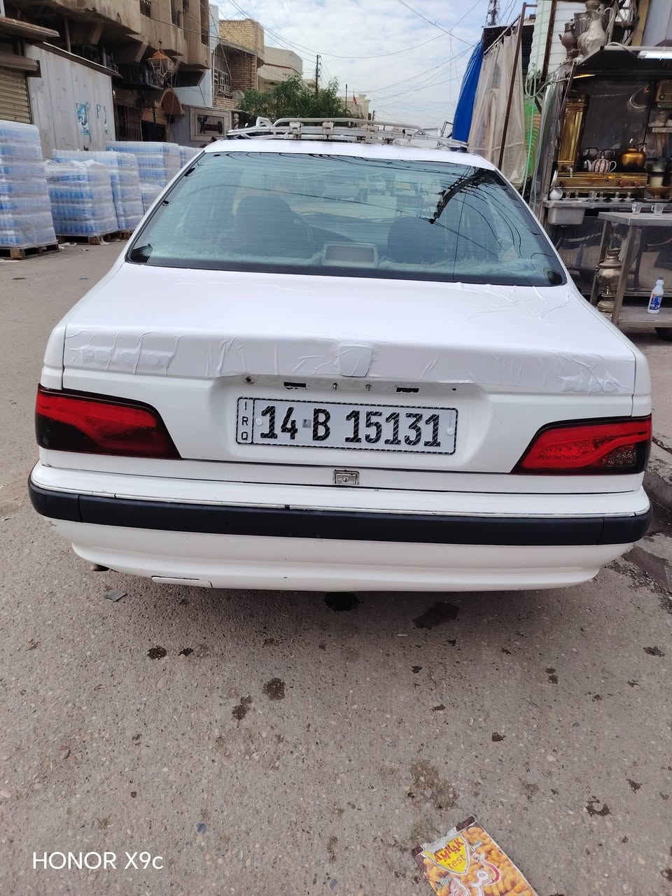 سلام عليكم البيع بيجو بارص موديل ١١ بسمي مكينه كير مكفولات تبريد شغال بيها مكانات صبغ صدر جديد بس الباور بي صوت شويه مكاني بغداد الحسينيه الشراي يخابر *********** السعر ٣٠
