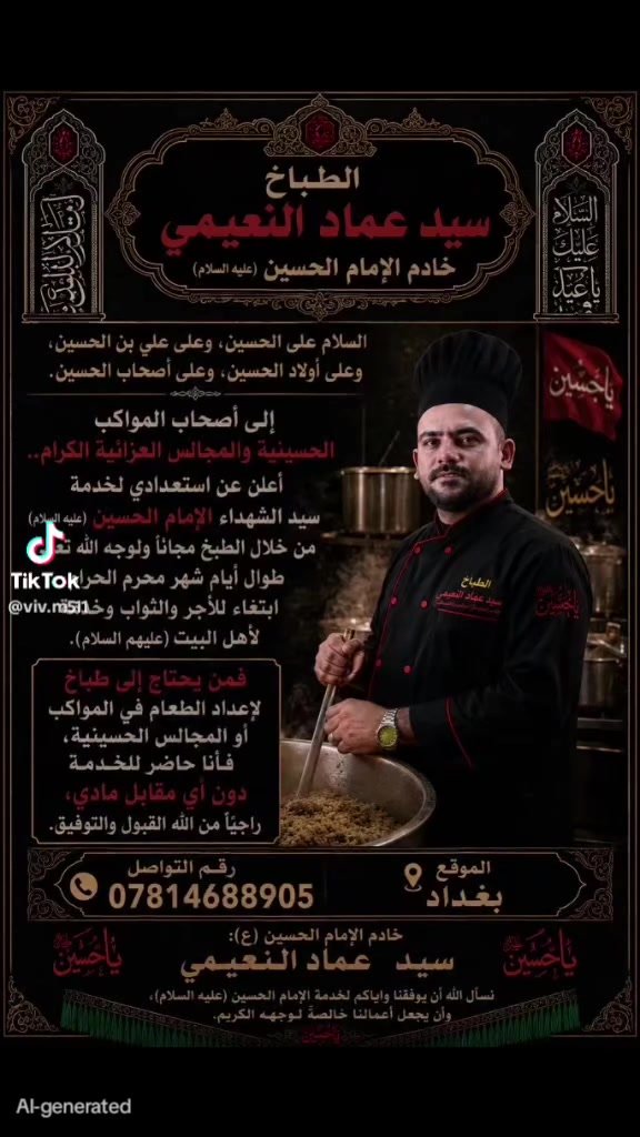 في خدمتكم على حب الحسين ع
الطبخ مجانا


**إذا كنت صاحب هذا الإعلان وتريد حذفه لأي سبب، رجاءا أرسل رسالة إلى الدعم الفني**