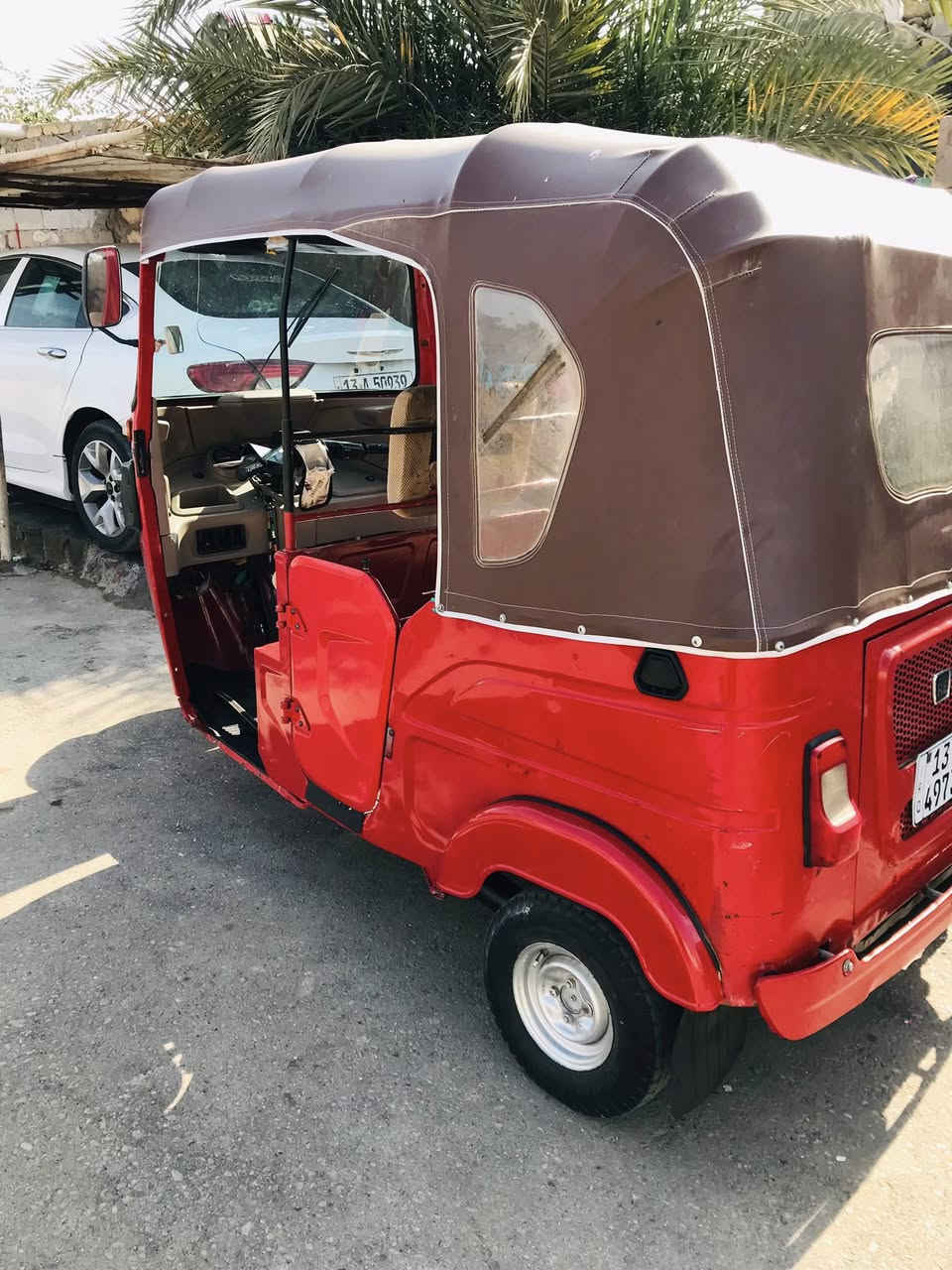 2021 شهر 12 رقم وسنويه التكتك مكفوله من الضربه والصبغ جاهزه من كلشي مكينة مفتوحه جديده كلش السعر 7500 وبيها مجال مكاني بالمجر ***********
