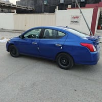 نيسان فيرسا موديل 2017 بيها 3 قطع صبغ اثر شخط بدون ضربه وبدون دواخل كي...