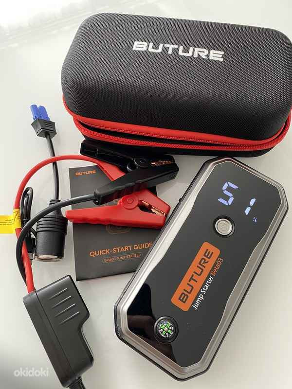 چەتاڵی ئەوروپی لۆک
26800 ملی ئەمپێرە واتە زۆر بەهێزە
دەتوانێت هەموو سەیارەیەکی 12 ڤۆڵت چەتاڵ بکات بۆ چەند جار 
وەکوو پاوەر بانکی مۆبایلیش بەکاردێت
نرخی 115 هەزارە
گەیاندن هەیە 
***********
*********** السليمانية, العراق
