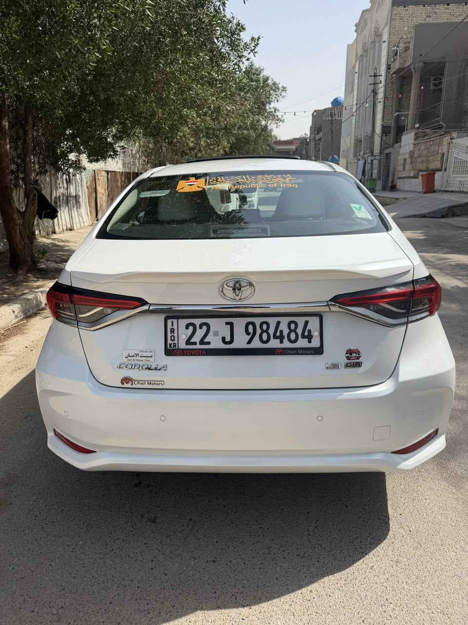 السلام عليكم
كورلا خليجي جيهان 2023بانزين فقط
ماشية 36 الف  رقم اربيل باسمي
فتحه 
دخول ذكي / بصمة
تحكم ستيرن جهتين
شاشه كار بلي  / كامرة خلفية
مري شفط / اشاير بلمري
 تبريد قطعتين  / الداخل بيجي 
مراية الداخلية تعتيم 
حساسات امامية وخلفية وجانبية
حساسات اطار +ويل كروم
مانع انزلاق 
لايت زينون 
 السياره كفاله عدا  كم رصعه حالوب بسيط جدا ميبين بس بالسونار

مكان السياره بغداد جملية 
رقم الهاتف 
‭0771 059 7737
السعر 183
