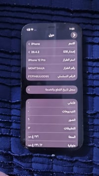 ايفون ١٢ برو • ٢٥٦ • فطر بالشاشة
