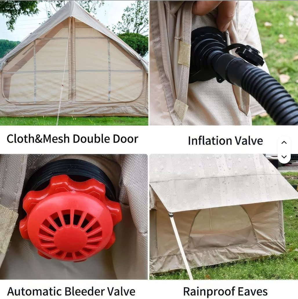 لبيع خيمه نفخ جديده
قياسات 3 في 2 في 210 تجي بيها شباك واحد 
مكاني بغداد 
***********
