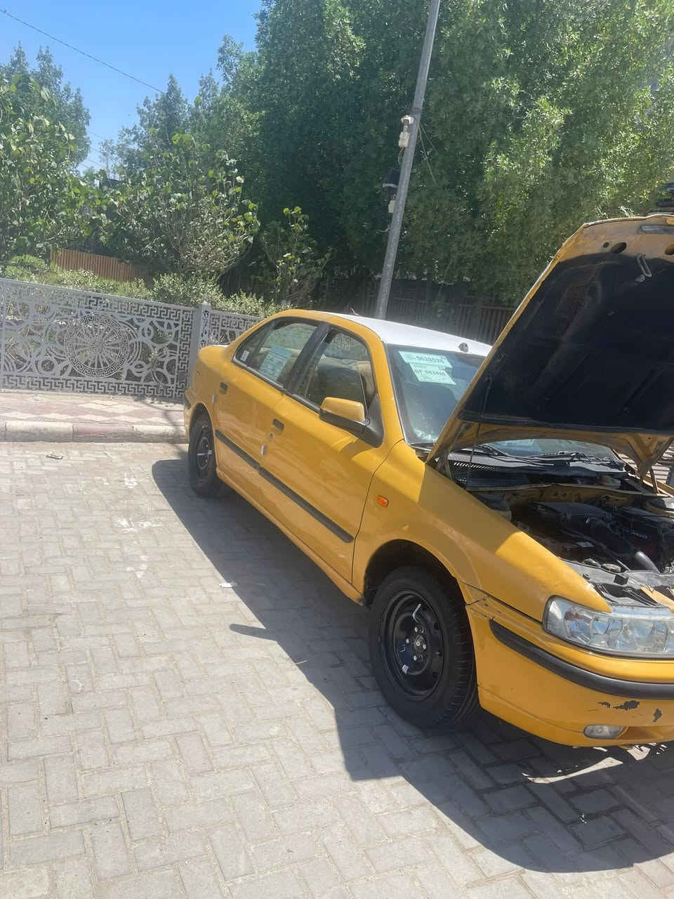 السلام عليكم سمند١١ رقم بغداد مصفره هيئه غرامات مكينه كير حداديه  تبريد كهربائيه  سياره جاهزه من كلشي تخم تاير جديد مكاني بابل *********** السعر ٣٢ بيع أو مراوس
