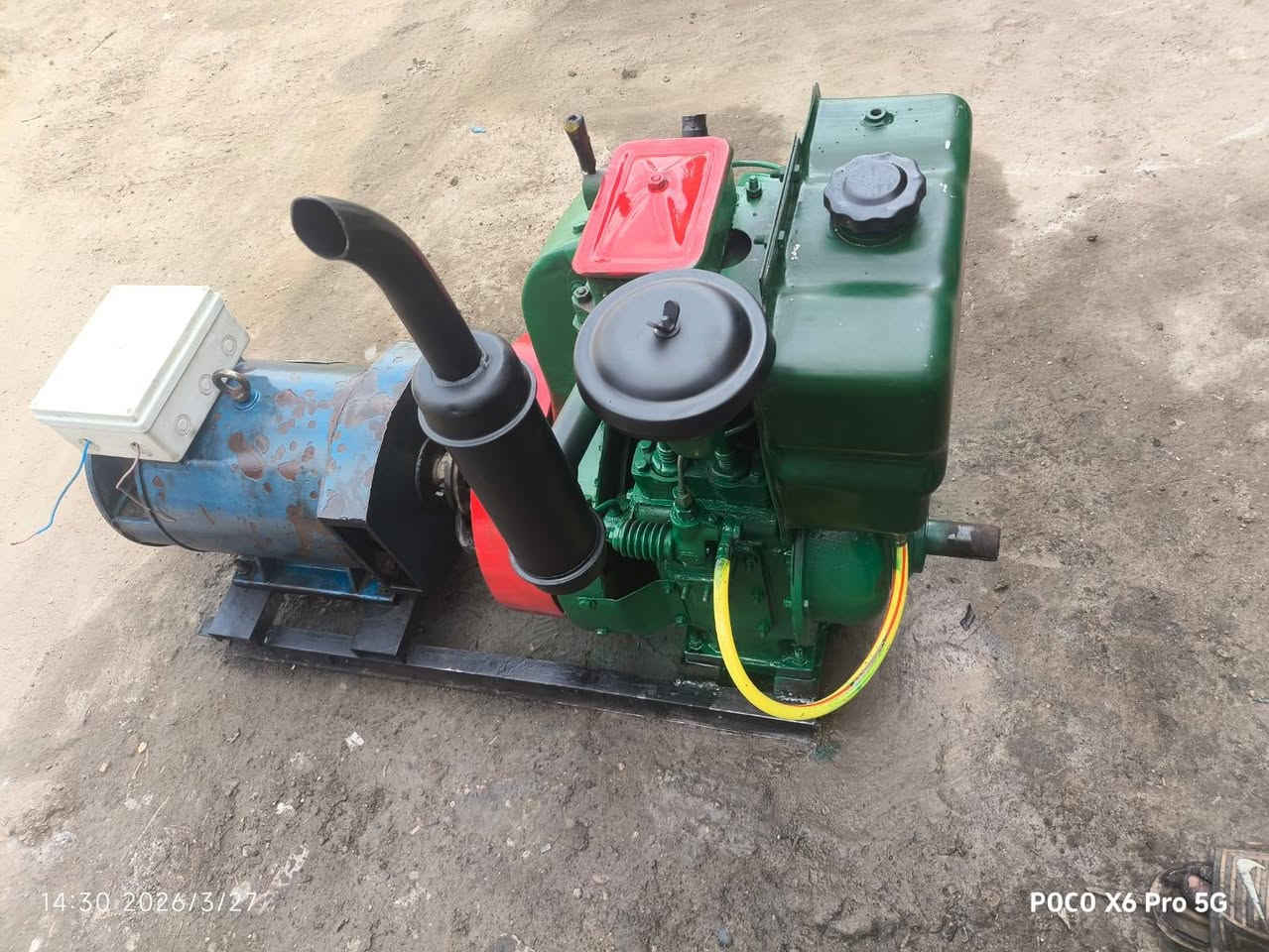 السلام عليكم مولده 10 حصان راس توليد 7.5 كيفي شرط الشغل مكان بابل الكفل السعر ب 500 قفل رقم الهاتف/***********/ غير متواجد على الفيس اتصال فقط
