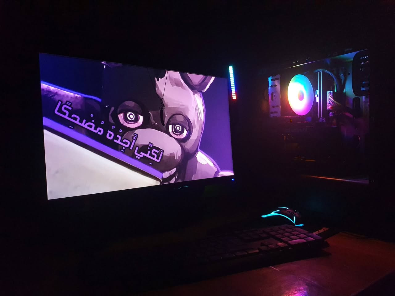 من رخصة الادمن
🎮 Gaming PC ASUS للبيع

💻 المواصفات:

المعالج: Intel Core i5-9400 (6 أنوية)

كرت الشاشة: NVIDIA GeForce GTX 1650 (منفصل 4GB)

الرام: 16GB DDR4

التخزين:

SSD 256GB (سرعة عالية)

HDD 1TB (مساحة كبيرة)

الباور سبلاي: 500W

الماركة: ASUS

⚡ الأداء:

يشغل أغلب الألعاب على 1080p بسلاسة (High / Medium) �

64 pit

ويجي وياها شاشة samsong 74 hz 1080p
وكيبورد وماوس

وماوس باد Microsoft 20 *20cm

سعر 400 وبي مجال
مو شراي لا تجي


**إذا كنت صاحب هذا الإعلان وتريد حذفه لأي سبب، رجاءا أرسل رسالة إلى الدعم الفني**