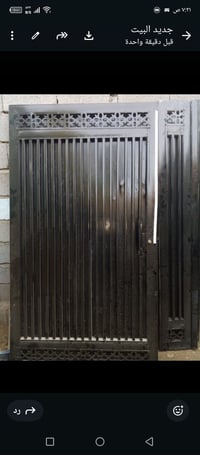 للبيع باب خارجي متر وربع اخت الجديده استعمال جدا قليل