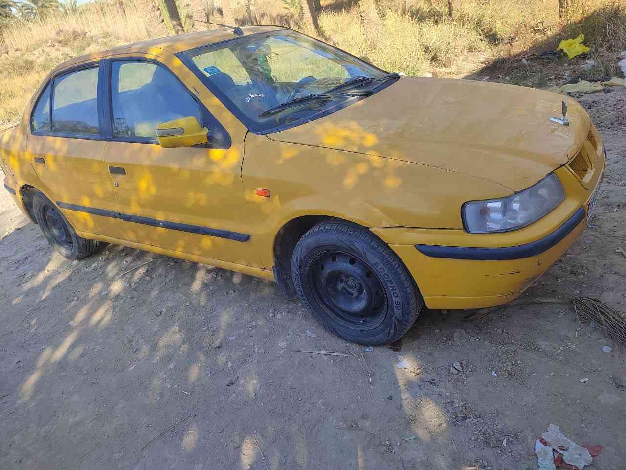 السلام عليكم سياره سمند ٢٠١١ السياره كما موضحه مصفره هيئه وغرامات رقم الالماني المستطيل الجديد للاستفسار ***********
