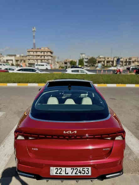 🚗 للبيع | كيا K5 خليجي موديل 2023
📍 الرقم: أربيل

📍 الموقع الحالي: بغداد – السيدية

📏 المسافة المقطوعة: 43,000 كم فقط

🔹 المواصفات:

 • محرك 4 سلندر 2000 

 • فتحة بانوراما طكتين

 • تشغيل بصمة / دخول ذكي

 • بصمة أبواب + بصمة صندوق

 • مقاعد جلد فاخرة

 • كرسي كهرباء

 • تبريد مقاعد أمامي وخلفي (قطعتين)

 • تحكم داخلي لمس (شاشة لمس وسطية)

 • شاشة جبيرة + شاشة أعطال

 • كاميرا خلفية

 • رادار أمامي وتحذير تصادم

 • حساسات أمامية وخلفية

 • مرايا جانبية كهربائية مع شفط (مري شفط)

 • إشارة بالمراية

 • أنوار LED أمامية وخلفية

 • مثبت سرعة وتحكم طارة

 • نظام المحافظة على المسار

 • تكييف أوتوماتيك مزدوج المناطق

🧾 السيارة خالية من الحوادث وبحالة الوكالة فقط رصعه ومصلحه 

🛠️ الصيانة منتظمة

💰 السعر: 22,000 دولار (قابل للتفاوض شي قليل)

📞 للتواصل: على الخاص أو واتساب او الاتصال على الرقم 

***********
