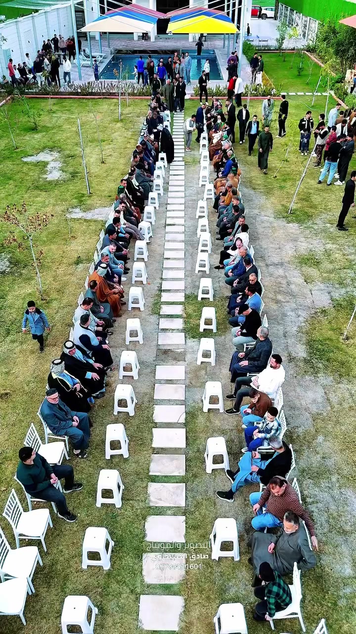 العيد غير… لما يكون بين الطبيعة والهدوء 🌿
في منتجع القمة الترفيهي جهزنا أجواء العيد حتى تعيش أجمل اللحظات ويا الأهل والأصدقاء.

جلسات مريحة • مساحات خضراء • مسبح • خصوصية تامة
الموقع. بغداد
احجز من هسه وخلي عيدك ذكرى ما تنسى

☎️ هاتف الحجوزات ***********
