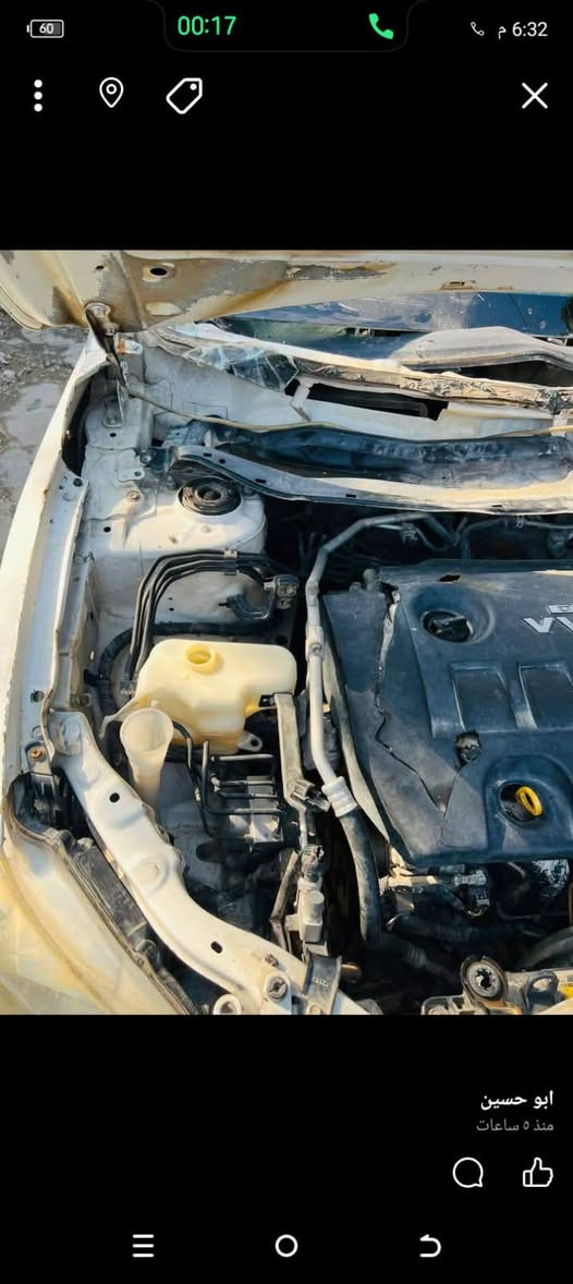 سلام عليكم اخوان للبيع كورلا موديل 2013 رقم اربيل دولي بسمي اخوان سياره تعرضت لحادث صفحه السايق كما موضح بلصور ابيع على حادثهه سياره شغاله مكاني بغداد سعر والاستفسار على الرقم ***********
