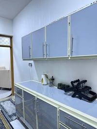 كاونتر المنيوم • ١.٥م+ملحق١.٥م • سنك مرمر