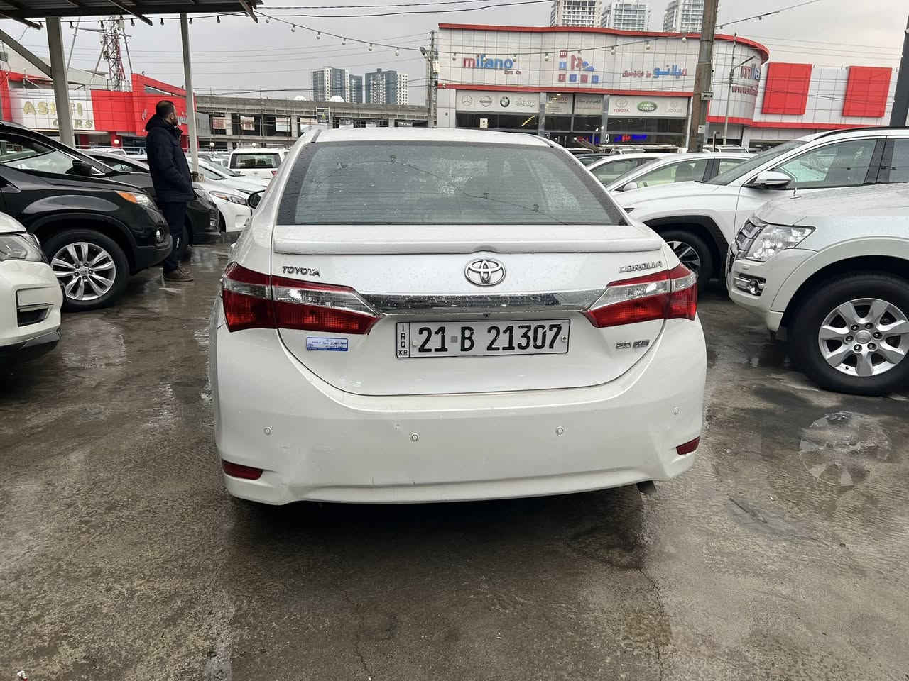 السلام عليكم كورلا موديل 2015  خليجي للبيع
ماشيةKM150
محرك 2.0
كير ومحرك وشرط 
رقم وسنوي جديد وشرط تحويل
سيارة بدون صبغ  
مكان سيارة سليمانية
السعر 150 
الرقم ***********
