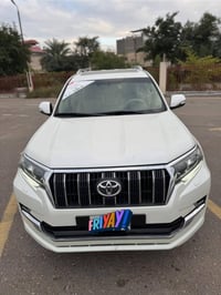 للبيع برادو 2018/ TXS  مكينه 6 سلندر 4000 بيضاء للون  ساز/sas رقم بغدا...