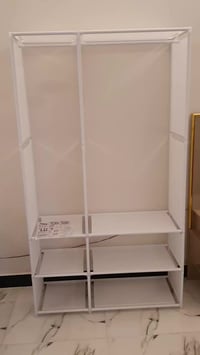 اغراض جديدة غير مستعملة  ستاند الملابس الابيض بسعر ٢٥ الف فقطط الميز ا...