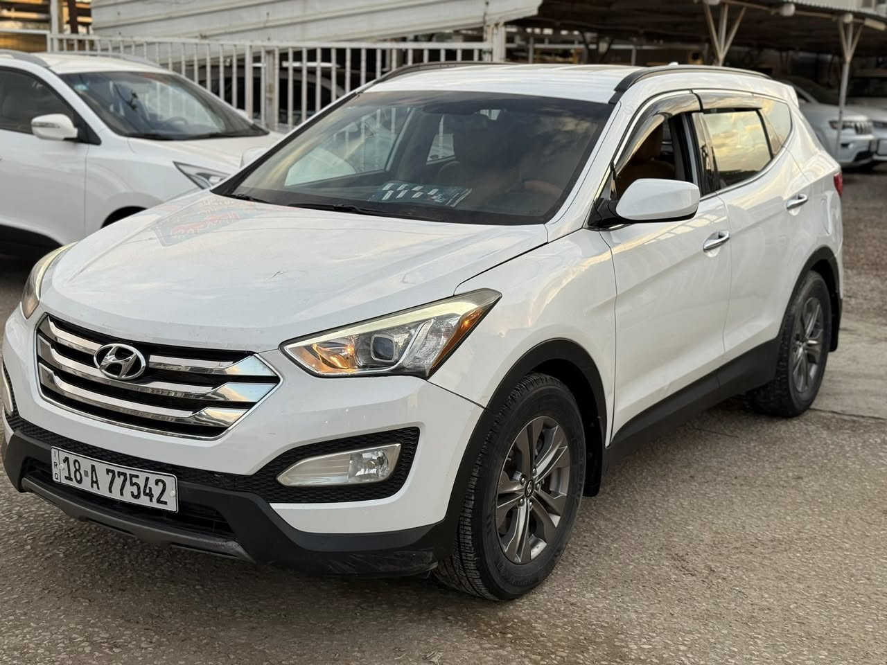 للبيع سنتافي 2016 امريكي كلين تايتل فقط بارد بالدور الخلفي سونار  بدون ايرباك وصور الحادث بالمنشور ماشيه ١١١ الف محرك كير بلاد مامفتوح تدفئه كشنات وكهرباء داخل بيجي لون ابيض رقم بابل انكليزي السياره جديده لوك بدون صبغ او تبديل السعر ١٥٤ ومجاله كلش بسيط حك الجيه مكانه بابل معرض الوطن لتجارة السيارات الحديثة طريق حله - نجف الفرع الاول اتصال ***********
