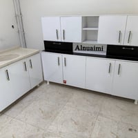 معرض النعيمي • كاونتر MDF ٢م • سنك ١م