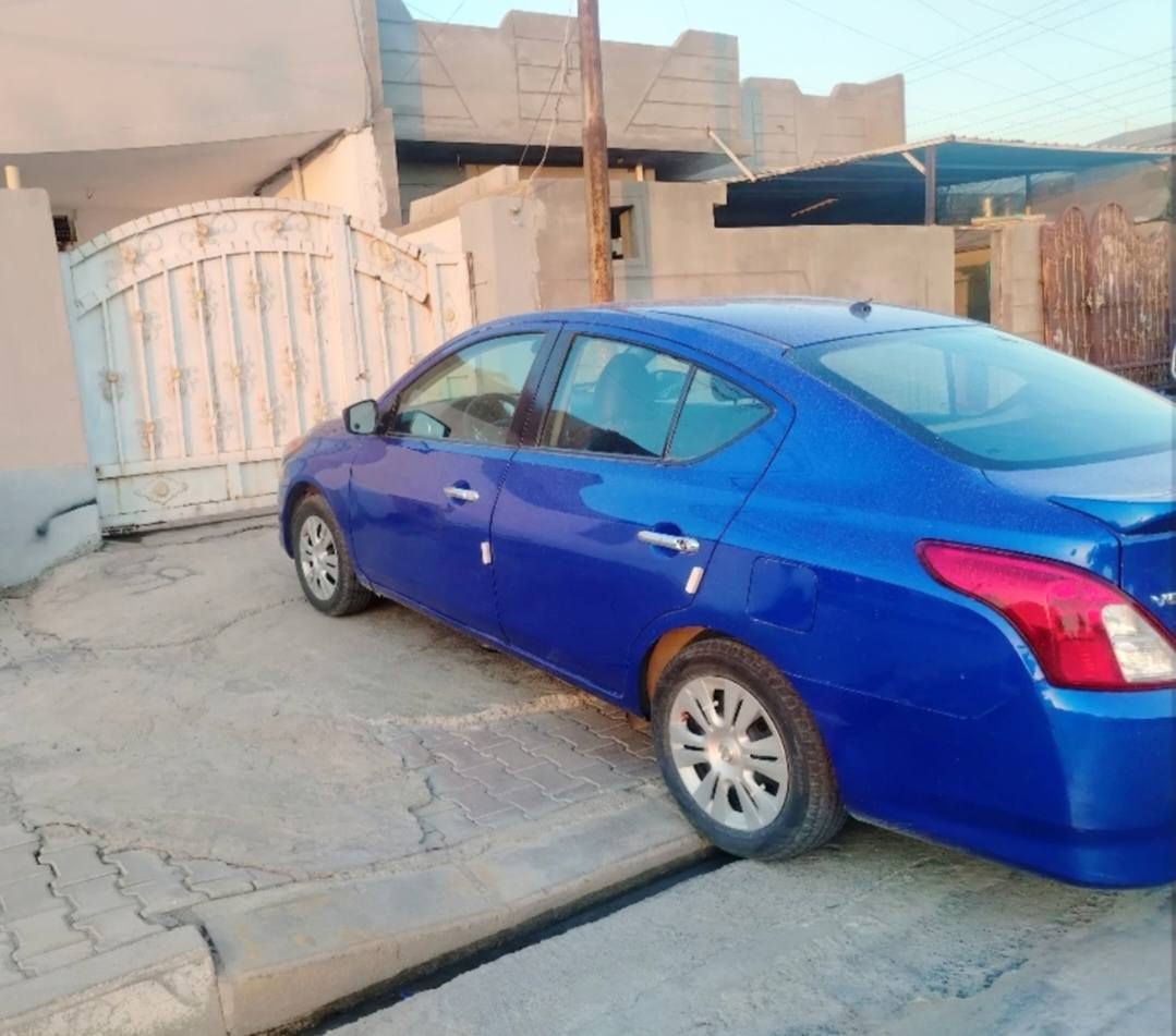 نيسان فيرسا موديل 2017 اربع قطع صبغ بدون دواخل رقم اربيل سنويه جديد دفتر بنزين موجود كير اوتوماتيك محرك بشرط وكير بشرط ما مفتوح  ***********      سعر 79
