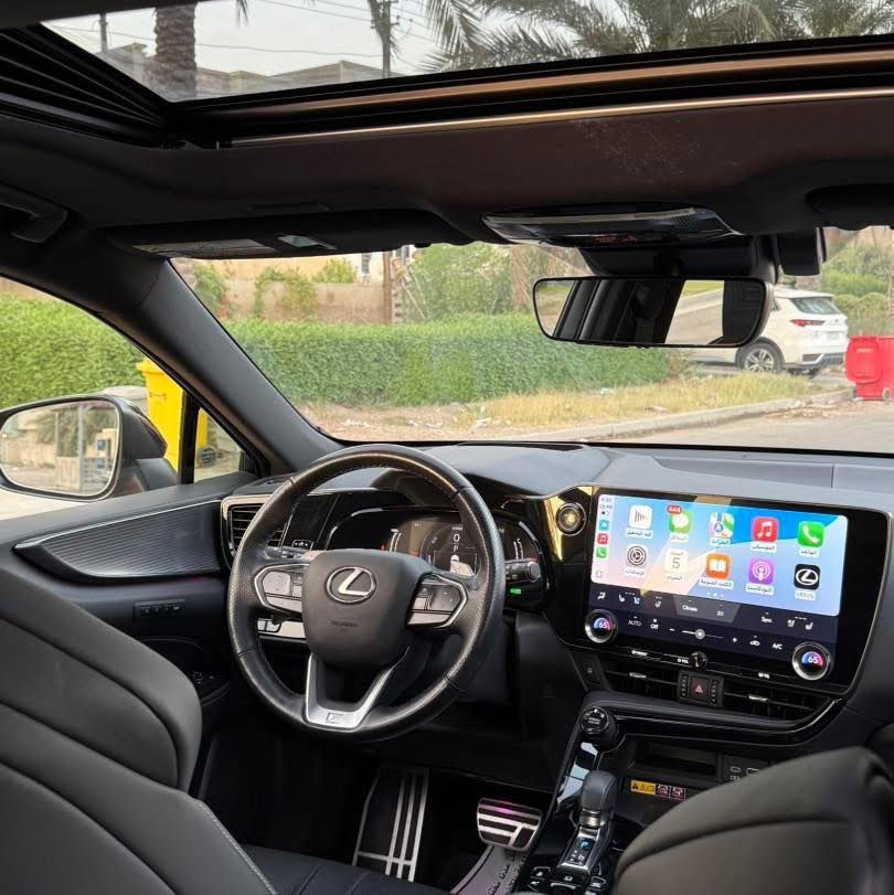 لكزس NX 450h+ (F SPORT Plus) – هايبرد بلك إن
موديل 2022 – ماشي 6,000 ميل
رقم بغداد / تحويل مباشر

المواصفات (Plug-in):
• تمشي 80 كم كهرباء + 680 كم هايبرد
• فتحة سقف
• داتا شو
• كشنات كهرباء حفر F SPORT
• كشنات حضن رياضي + تبريد + تدفئة
• رادار جانبي
• إنارة داخلية 64 لون
• البوب لمس
• كاميرات محيطية 360
• حساسات أمامي + خلفي
• رادارات أمامي + جانبي + ترافك رادار
• أنظمة قيادة: EV – HEV – ECO – Comfort – Sport – Sport+
• ويل كروم أسود F SPORT
• مختمة F SPORT بكل مكان
• مواصفات إضافية كثيرة

الصبغ:
• بنيد + خشم الجاملغات فقط

الــســعــر 🟥 :: الـــرد تـلـقـائـي 💎
العنوان : نفق الشرطه / الاصدار الاول 

رقم صـــاحب السيارة: واتس اب ***********
