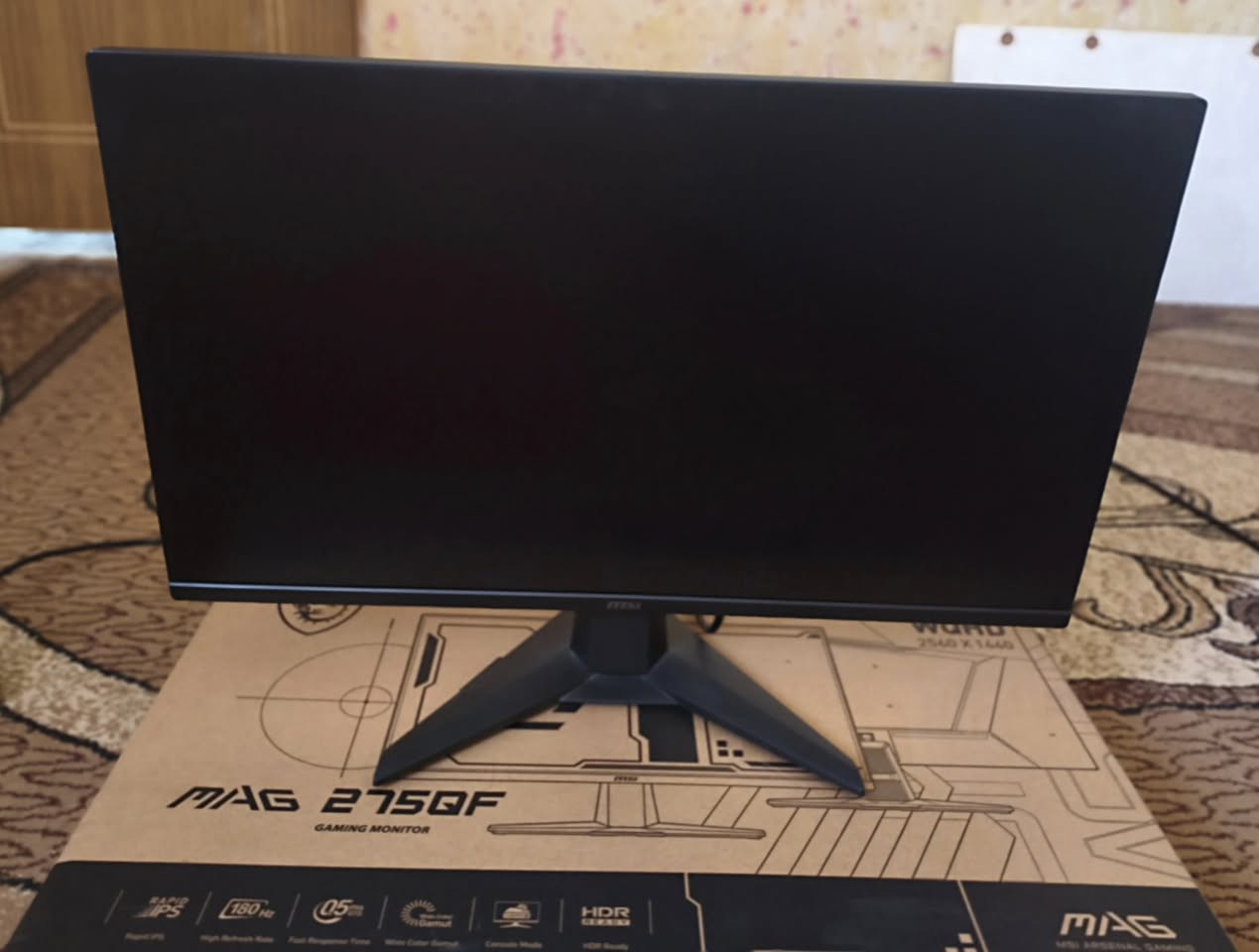 سلام عليكم
🔥 للبيع شاشة كيمنگ MSI MAG275QF 🔥
🖥️ قياس 27 بوصة
📺 دقة 2K (2560×1440)
⚡ 180Hz + استجابة 0.5ms
🎮 تدعم G-Sync و Adaptive Sync
✨ ألوان قوية Rapid IPS
الشاشة نظيفة وكاملة غراضها ومشتريها جديدة مو مال بالة وصل الشراء موجود مع سبيكر ريد دراكون
السعر 175 قفل 
العنوان بغداد الحسينية 
رقمي ***********
