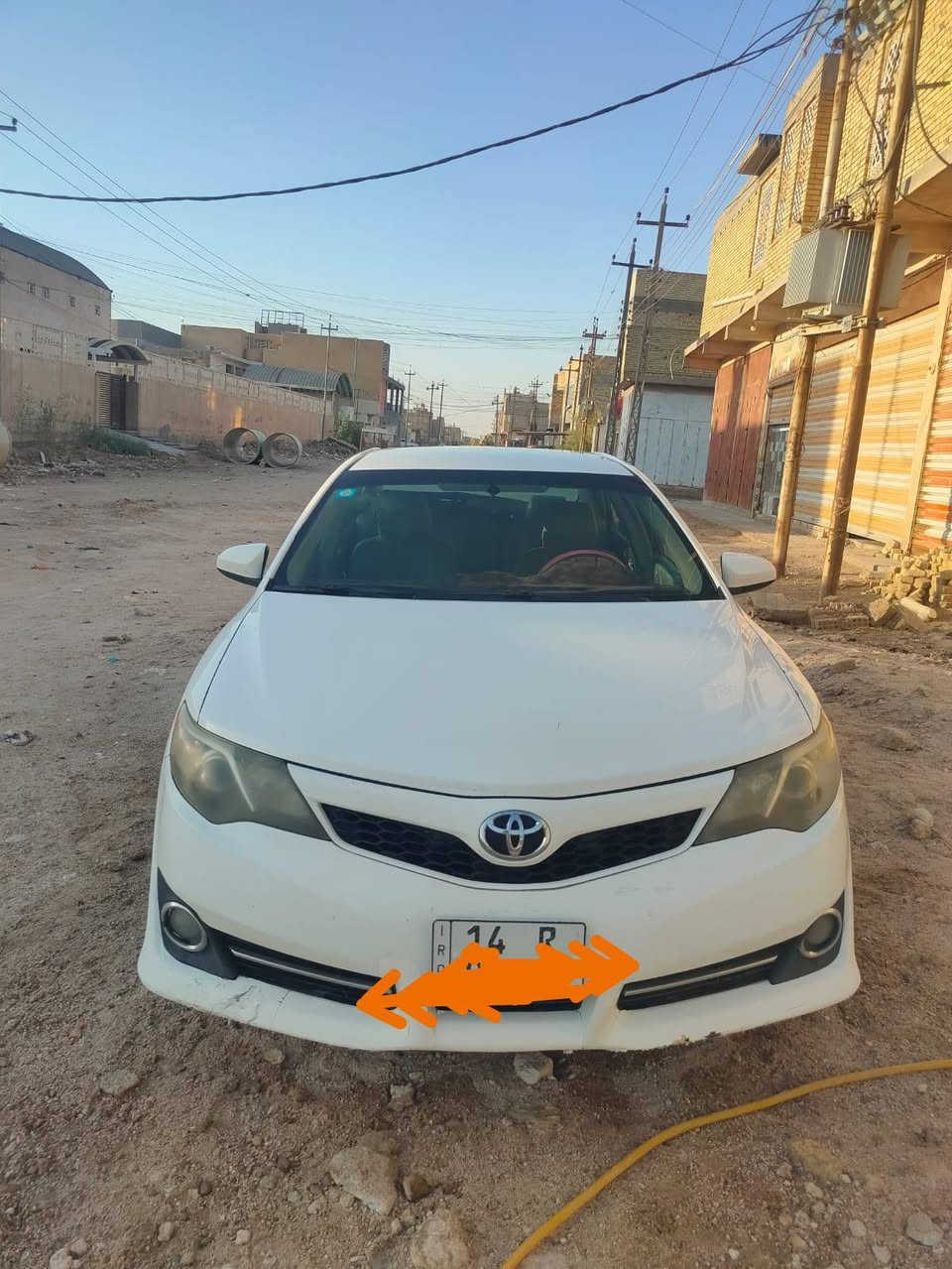 كامري ٢٠١٣
رقم بصره بأسمي 

سنوية لل ٢٠٣٠

فئة LE

السيارة داخله كلين للعراق 

وهنا صار بيها طخات بسيطه 

مكفوله من الضربة 

تحكم ستيرن

شاشة 

بلوتوث

تحكم ستيرن 

لايت زينون

مكينه ٢٥٠٠ 

وبعد بيها مواصفات 

تخم تاير جديد

مكينه وكير خير من الله 

السعر ١٢٠ وبيها مجال 

للأستفسار ***********

واتساب ***********
