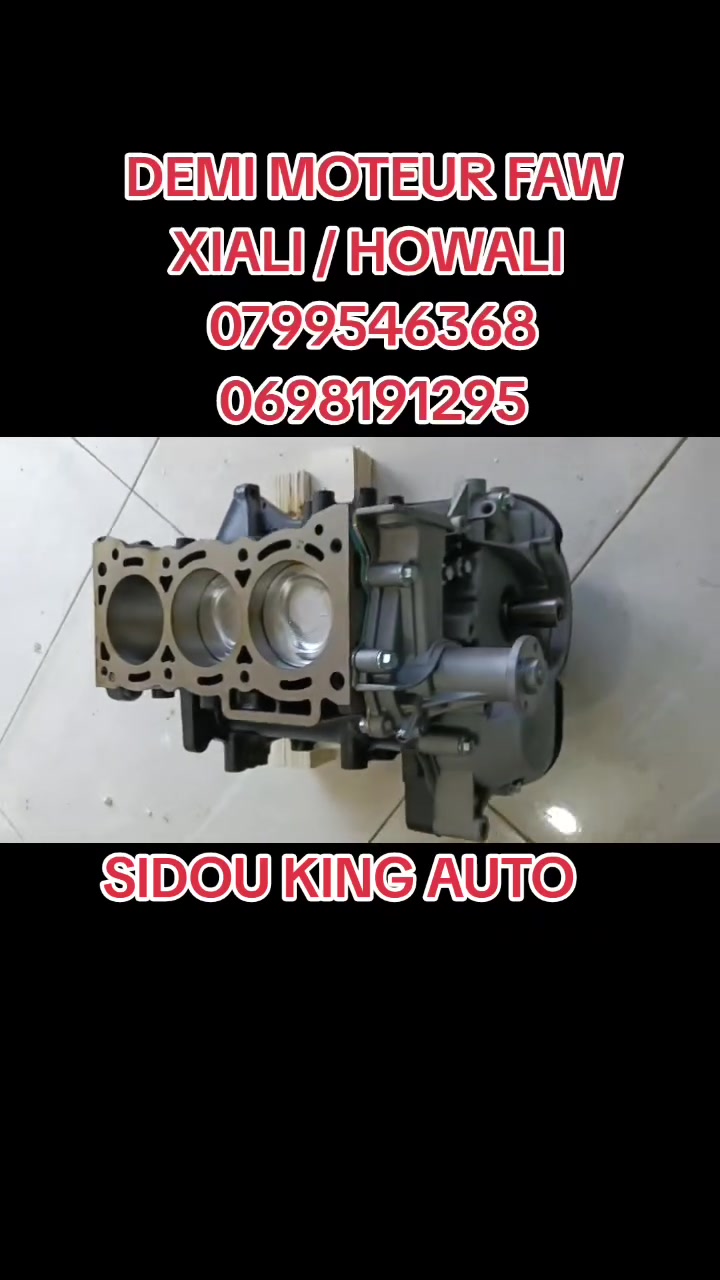 DEMI MOTEUR FAW XIALI/HOWALI
مرحبا بكم في محل سيدعلي بسور الغزلان لبيع جميع قطع
                  السيارات  و جميع المحركات الصينية و الهندية 
               مع توفر خدمة التوصيل 69 ولاية 
للاستفسار : 0799546368 /0698191295


**إذا كنت صاحب هذا الإعلان وتريد حذفه لأي سبب، رجاءا أرسل رسالة إلى الدعم الفني**