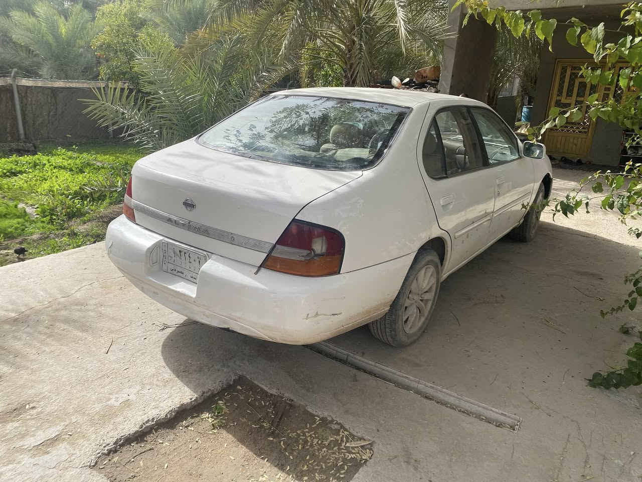 يالله نيسان 2001 مكفولة من الضربة مامصبوغة بلادية مكينة 2400 بلاديةكير أوتوماتيك تخم تاير ويل كب رقم  نجف الماني بسمي تحويل ثاني يوم  داخلهة جديد دولمة جديدة *********** السعر. 25 ورقة مكان كربلاء الحسينية
