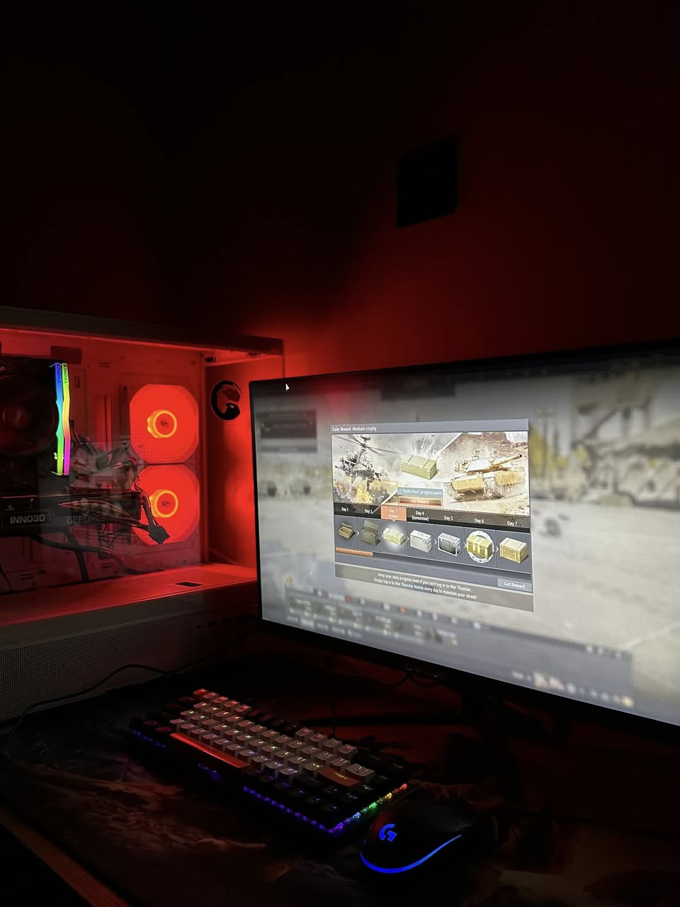 الشاشة : گيم اون 120 HZ
كارت الشاشة: RTX 3060
المعالج : رايزن 5500
لوحة الام : B 450 برو ماكس MSI
الرام : 16 جيجابايت 3600 
التخزين : 1 تيرا بايت SSD
الكيس : 3 فان 
البور سبلاي : 600 واط 
الكيبورد : ميكانيكي ضوئي 60‎%‎
الماوس : لوجيتيك G103
اليو بي اس : 1500VA
السماعة : هايبر X كلاود الفا
العاب : استيم اوف لاين ( جميع العاب سولد) + بلاك ميث + كود او وير 
نسبة الاستخدام قليل 
نسبة النظافة 100‎%‎
900 الف وبيها مجال بسيط


**إذا كنت صاحب هذا الإعلان وتريد حذفه لأي سبب، رجاءا أرسل رسالة إلى الدعم الفني**